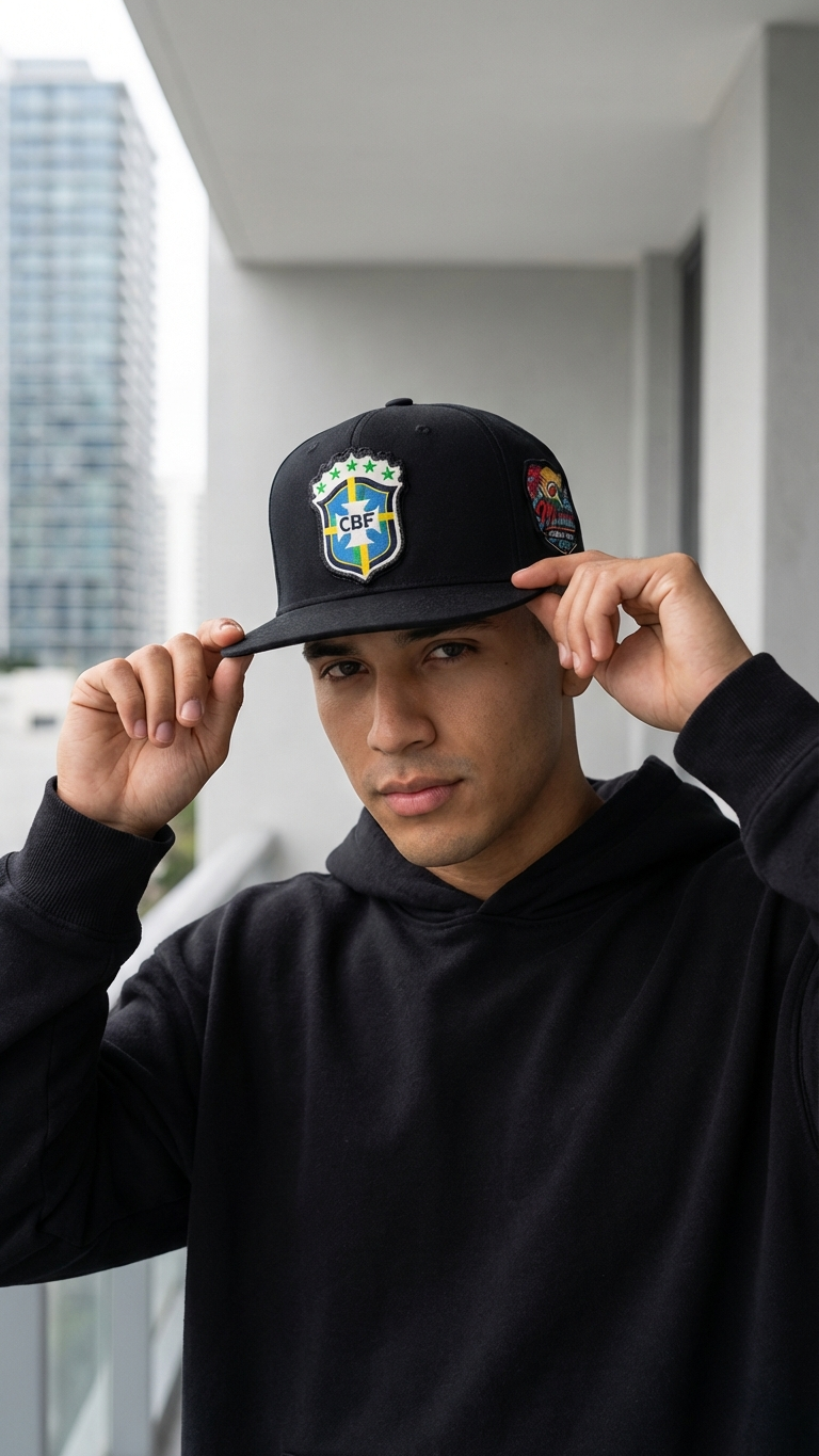 Brazil CBF 5-Star National Team Snapback Hat – Miami 2026 World Cup Edition