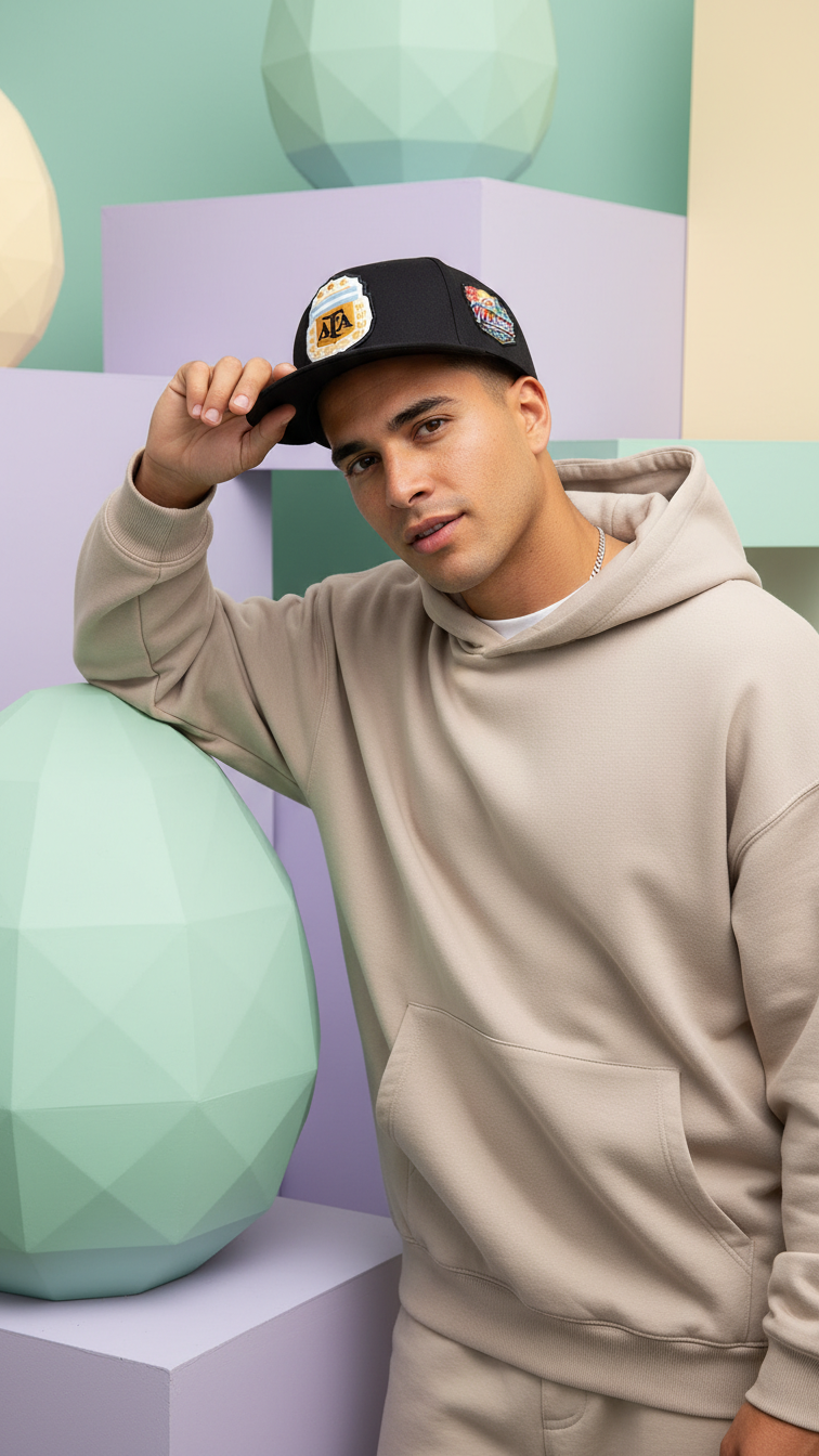 Argentina AFA 3-Star World Champions Snapback Hat – Miami 2026 Edition