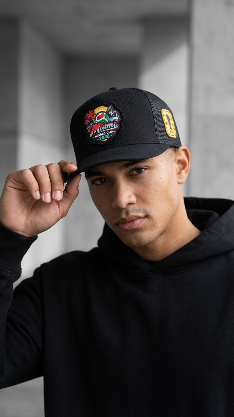 Miami World Cup 2026 Edition – 7-Panel Snapback Trucker