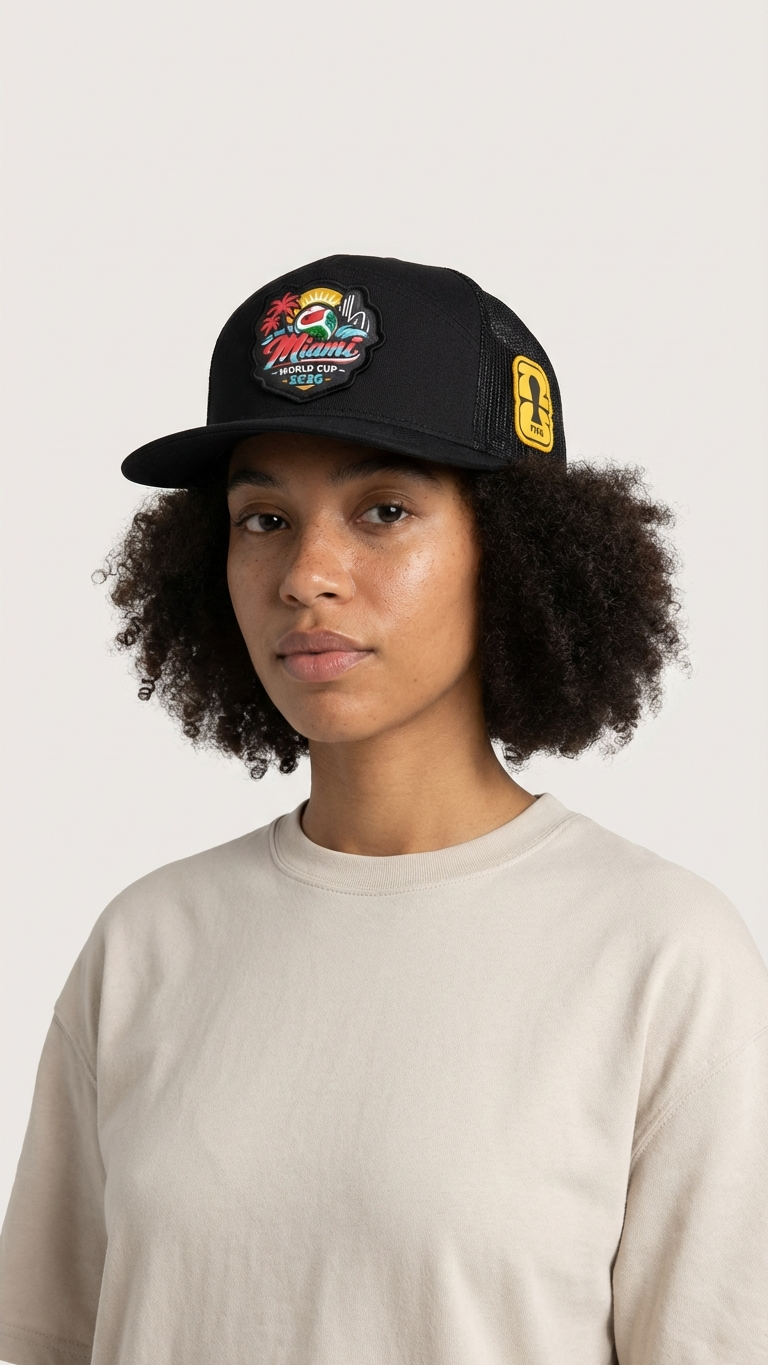 Miami World Cup 2026 Edition – 7-Panel Snapback Trucker